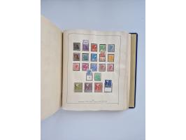 1850/1960(ca.), interessante ungebrauchte/postfrische und gestempelte Partie mit einigen Briefen, dabei Schaubek-Album ab Alt