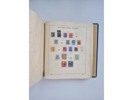 1850/1960(ca.), interessante ungebrauchte/postfrische und gestempelte Partie mit einigen Briefen, dabei Schaubek-Album ab Alt