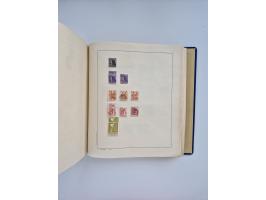 1850/1960(ca.), interessante ungebrauchte/postfrische und gestempelte Partie mit einigen Briefen, dabei Schaubek-Album ab Alt