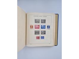 1850/1960(ca.), interessante ungebrauchte/postfrische und gestempelte Partie mit einigen Briefen, dabei Schaubek-Album ab Alt