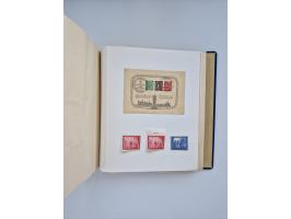 1850/1960(ca.), interessante ungebrauchte/postfrische und gestempelte Partie mit einigen Briefen, dabei Schaubek-Album ab Alt