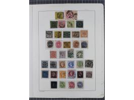 1851/1930, meist gestempelte Partie mit einzelnen Marken ab Baden bis Württemberg und kleine Sammlung D. Reich ab Brustschild