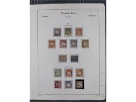 1851/1930, meist gestempelte Partie mit einzelnen Marken ab Baden bis Württemberg und kleine Sammlung D. Reich ab Brustschild