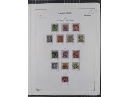 1851/1930, meist gestempelte Partie mit einzelnen Marken ab Baden bis Württemberg und kleine Sammlung D. Reich ab Brustschild