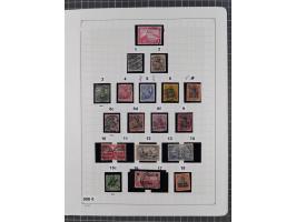 1851/1930, meist gestempelte Partie mit einzelnen Marken ab Baden bis Württemberg und kleine Sammlung D. Reich ab Brustschild