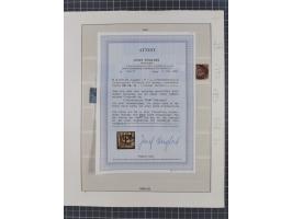 1851/68, meist gestempelte Sammlung inkl. Landpost mit besseren Marken, Farben und einigen Doubletten. Dabei u.a. Mi.-Nr. 1a 