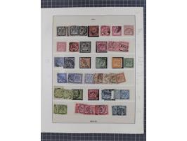 1851/68, meist gestempelte Sammlung inkl. Landpost mit besseren Marken, Farben und einigen Doubletten. Dabei u.a. Mi.-Nr. 1a 