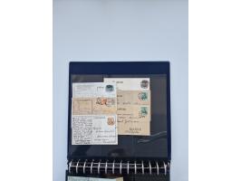 1900/22, Germania, interessante Partie von Sammlungen und Dubletten, dabei kleine Aussstellungssammlung mit besseren Zusammen