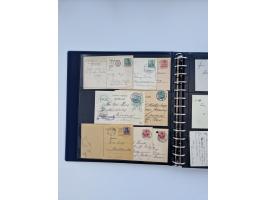 1900/22, Germania, interessante Partie von Sammlungen und Dubletten, dabei kleine Aussstellungssammlung mit besseren Zusammen