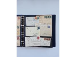 1900/22, Germania, interessante Partie von Sammlungen und Dubletten, dabei kleine Aussstellungssammlung mit besseren Zusammen