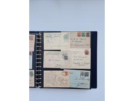 1900/22, Germania, interessante Partie von Sammlungen und Dubletten, dabei kleine Aussstellungssammlung mit besseren Zusammen