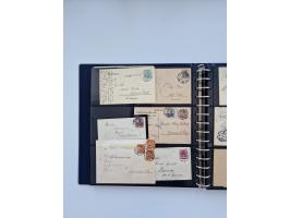 1900/22, Germania, interessante Partie von Sammlungen und Dubletten, dabei kleine Aussstellungssammlung mit besseren Zusammen