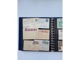 1900/22, Germania, interessante Partie von Sammlungen und Dubletten, dabei kleine Aussstellungssammlung mit besseren Zusammen