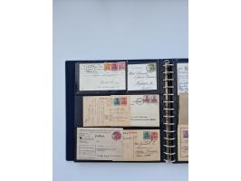 1900/22, Germania, interessante Partie von Sammlungen und Dubletten, dabei kleine Aussstellungssammlung mit besseren Zusammen