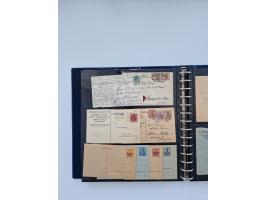 1900/22, Germania, interessante Partie von Sammlungen und Dubletten, dabei kleine Aussstellungssammlung mit besseren Zusammen