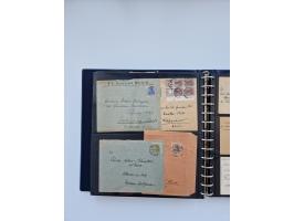 1900/22, Germania, interessante Partie von Sammlungen und Dubletten, dabei kleine Aussstellungssammlung mit besseren Zusammen