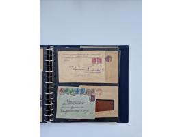 1900/22, Germania, interessante Partie von Sammlungen und Dubletten, dabei kleine Aussstellungssammlung mit besseren Zusammen