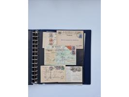 1900/22, Germania, interessante Partie von Sammlungen und Dubletten, dabei kleine Aussstellungssammlung mit besseren Zusammen