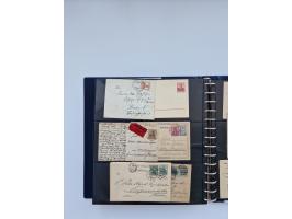 1900/22, Germania, interessante Partie von Sammlungen und Dubletten, dabei kleine Aussstellungssammlung mit besseren Zusammen