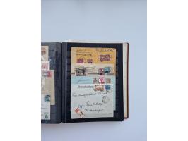 1900/22, Germania, interessante Partie von Sammlungen und Dubletten, dabei kleine Aussstellungssammlung mit besseren Zusammen