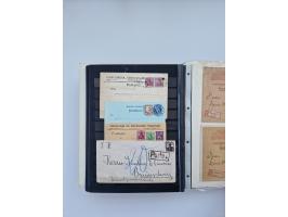 1900/22, Germania, interessante Partie von Sammlungen und Dubletten, dabei kleine Aussstellungssammlung mit besseren Zusammen