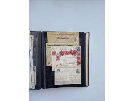 1900/22, Germania, interessante Partie von Sammlungen und Dubletten, dabei kleine Aussstellungssammlung mit besseren Zusammen