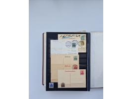 1900/22, Germania, interessante Partie von Sammlungen und Dubletten, dabei kleine Aussstellungssammlung mit besseren Zusammen