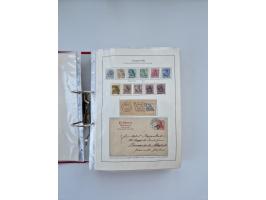 1900/22, Germania, interessante Partie von Sammlungen und Dubletten, dabei kleine Aussstellungssammlung mit besseren Zusammen