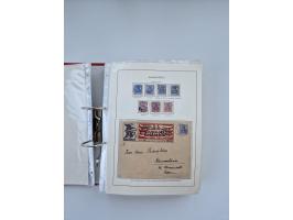 1900/22, Germania, interessante Partie von Sammlungen und Dubletten, dabei kleine Aussstellungssammlung mit besseren Zusammen