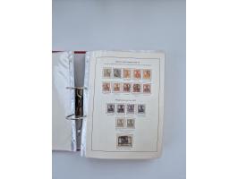 1900/22, Germania, interessante Partie von Sammlungen und Dubletten, dabei kleine Aussstellungssammlung mit besseren Zusammen