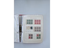 1900/22, Germania, interessante Partie von Sammlungen und Dubletten, dabei kleine Aussstellungssammlung mit besseren Zusammen