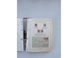 1900/22, Germania, interessante Partie von Sammlungen und Dubletten, dabei kleine Aussstellungssammlung mit besseren Zusammen