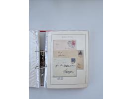 1900/22, Germania, interessante Partie von Sammlungen und Dubletten, dabei kleine Aussstellungssammlung mit besseren Zusammen