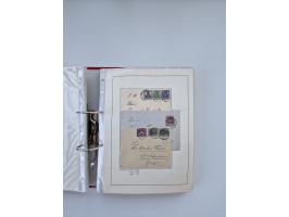 1900/22, Germania, interessante Partie von Sammlungen und Dubletten, dabei kleine Aussstellungssammlung mit besseren Zusammen