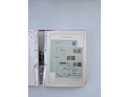 1900/22, Germania, interessante Partie von Sammlungen und Dubletten, dabei kleine Aussstellungssammlung mit besseren Zusammen