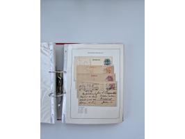 1900/22, Germania, interessante Partie von Sammlungen und Dubletten, dabei kleine Aussstellungssammlung mit besseren Zusammen