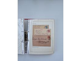 1900/22, Germania, interessante Partie von Sammlungen und Dubletten, dabei kleine Aussstellungssammlung mit besseren Zusammen