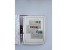 1900/22, Germania, interessante Partie von Sammlungen und Dubletten, dabei kleine Aussstellungssammlung mit besseren Zusammen