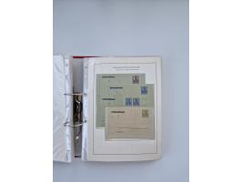 1900/22, Germania, interessante Partie von Sammlungen und Dubletten, dabei kleine Aussstellungssammlung mit besseren Zusammen