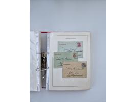 1900/22, Germania, interessante Partie von Sammlungen und Dubletten, dabei kleine Aussstellungssammlung mit besseren Zusammen