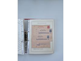 1900/22, Germania, interessante Partie von Sammlungen und Dubletten, dabei kleine Aussstellungssammlung mit besseren Zusammen