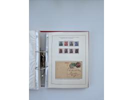 1900/22, Germania, interessante Partie von Sammlungen und Dubletten, dabei kleine Aussstellungssammlung mit besseren Zusammen