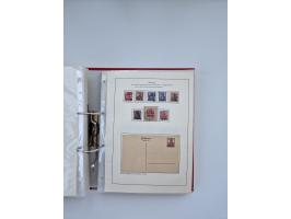 1900/22, Germania, interessante Partie von Sammlungen und Dubletten, dabei kleine Aussstellungssammlung mit besseren Zusammen