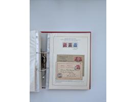 1900/22, Germania, interessante Partie von Sammlungen und Dubletten, dabei kleine Aussstellungssammlung mit besseren Zusammen