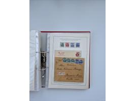 1900/22, Germania, interessante Partie von Sammlungen und Dubletten, dabei kleine Aussstellungssammlung mit besseren Zusammen