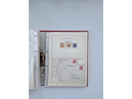 1900/22, Germania, interessante Partie von Sammlungen und Dubletten, dabei kleine Aussstellungssammlung mit besseren Zusammen