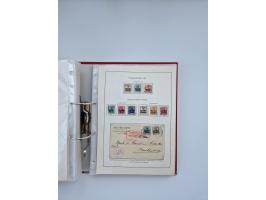 1900/22, Germania, interessante Partie von Sammlungen und Dubletten, dabei kleine Aussstellungssammlung mit besseren Zusammen