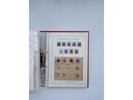 1900/22, Germania, interessante Partie von Sammlungen und Dubletten, dabei kleine Aussstellungssammlung mit besseren Zusammen