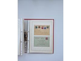 1900/22, Germania, interessante Partie von Sammlungen und Dubletten, dabei kleine Aussstellungssammlung mit besseren Zusammen