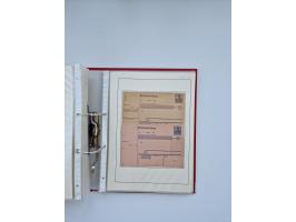 1900/22, Germania, interessante Partie von Sammlungen und Dubletten, dabei kleine Aussstellungssammlung mit besseren Zusammen